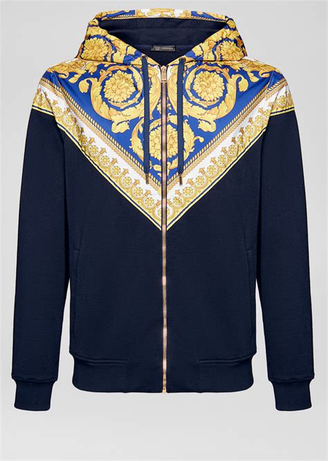 versace sweatshirt mit nieten|Versace Designer Sweatshirts & Hoodies for Men .